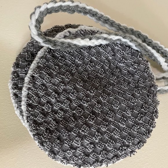 Dress Shape Dish Towel, Handmade Crochet Pot Holder, Crochet Set Towel Potholder - Picture 5 of 11